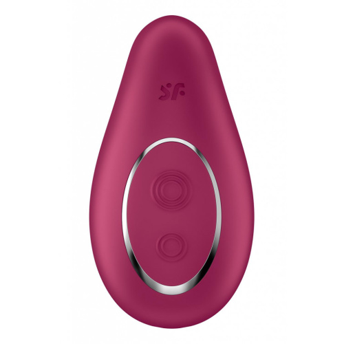 Satisfyer Dipping Delight - Вибратор, 9х6 см (бордовый)